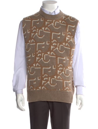 Cactus Jack Dior 2022 Signature Logo Sweater Vest
