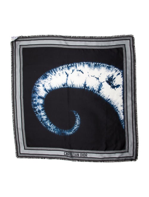 Christian Dior Silk Signature Logo Scarf