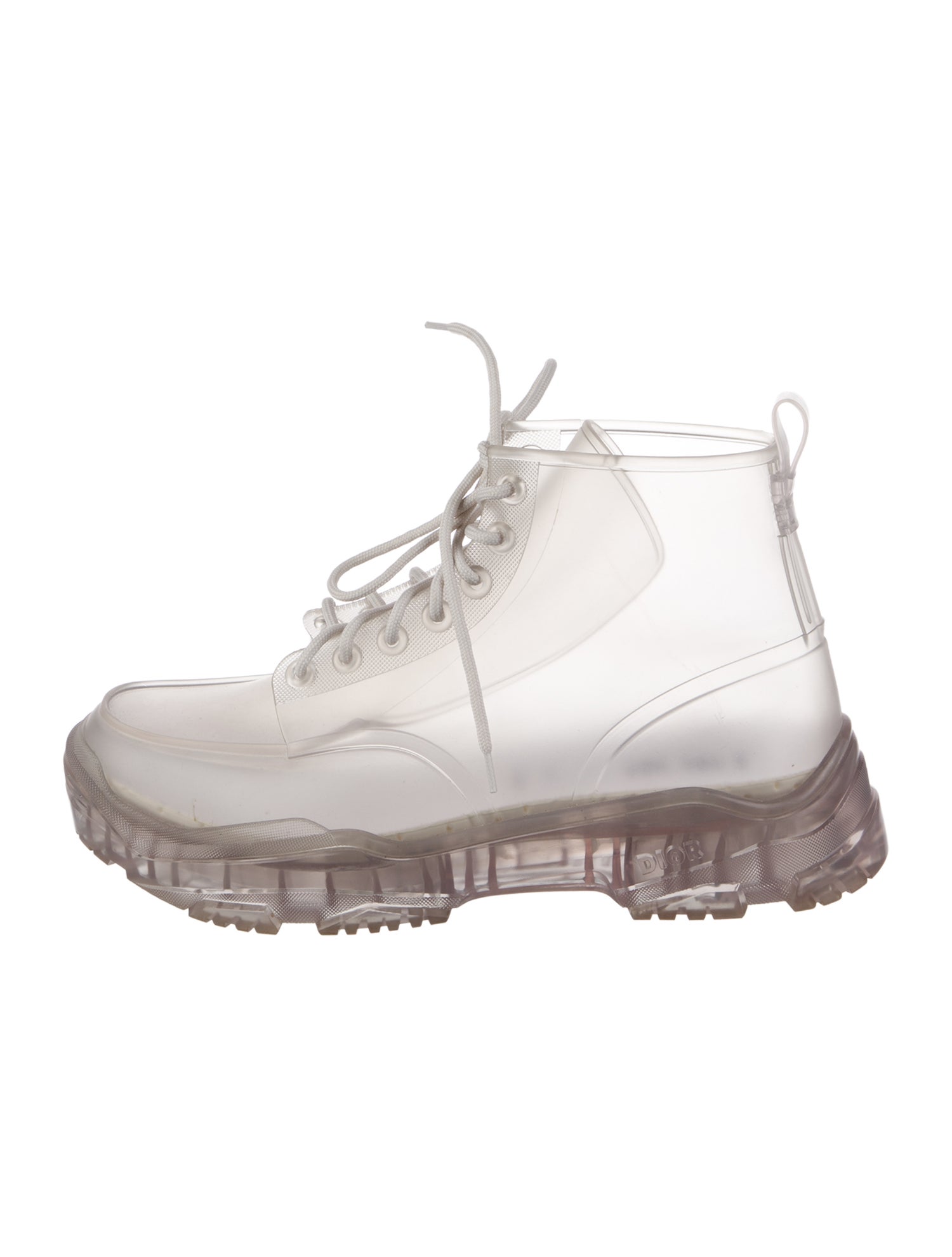 DIOR x Daniel Arsham PVC Lace-Up Boots