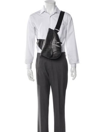 DIOR MEN Leather Galaxy Saddle