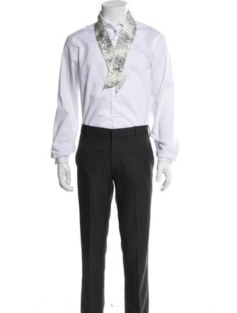 Christian Dior Silk Toile de Jouy Scarf