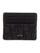 DIOR MEN Oblique Jacquard Leather Wallet