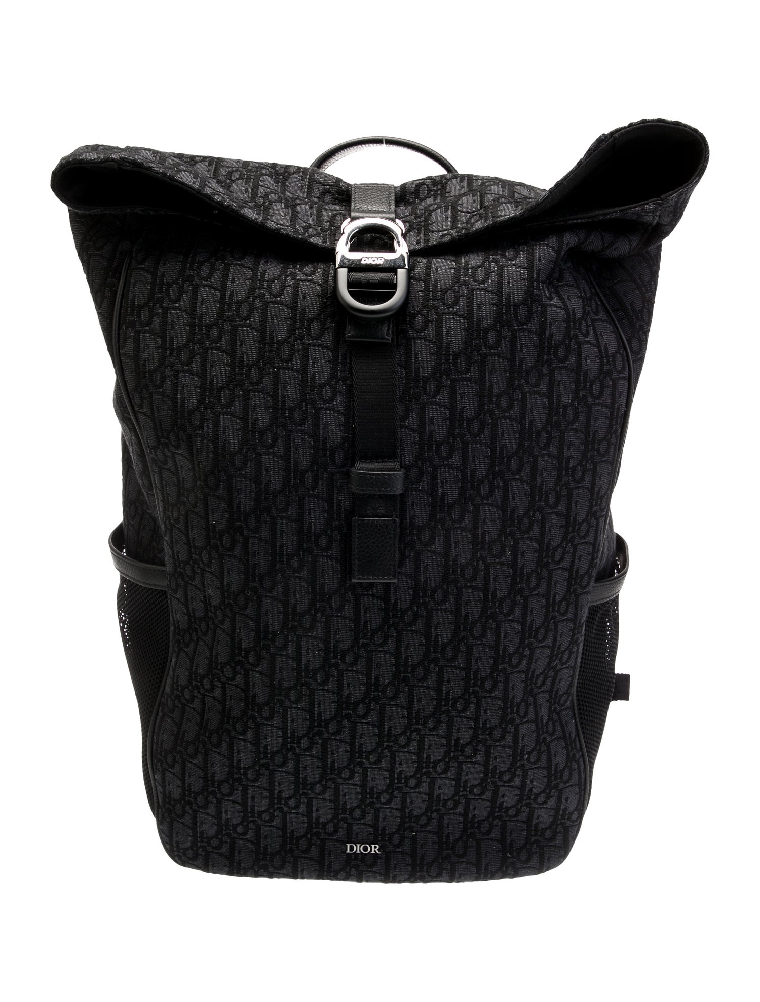 DIOR MEN Oblique Jacquard Roll Backpack 2024
