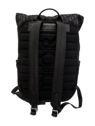 DIOR MEN Oblique Jacquard Roll Backpack 2024