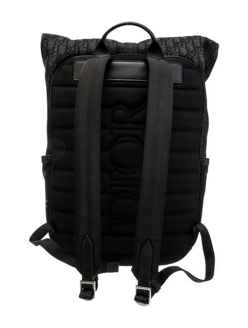 DIOR MEN Oblique Jacquard Roll Backpack 2024