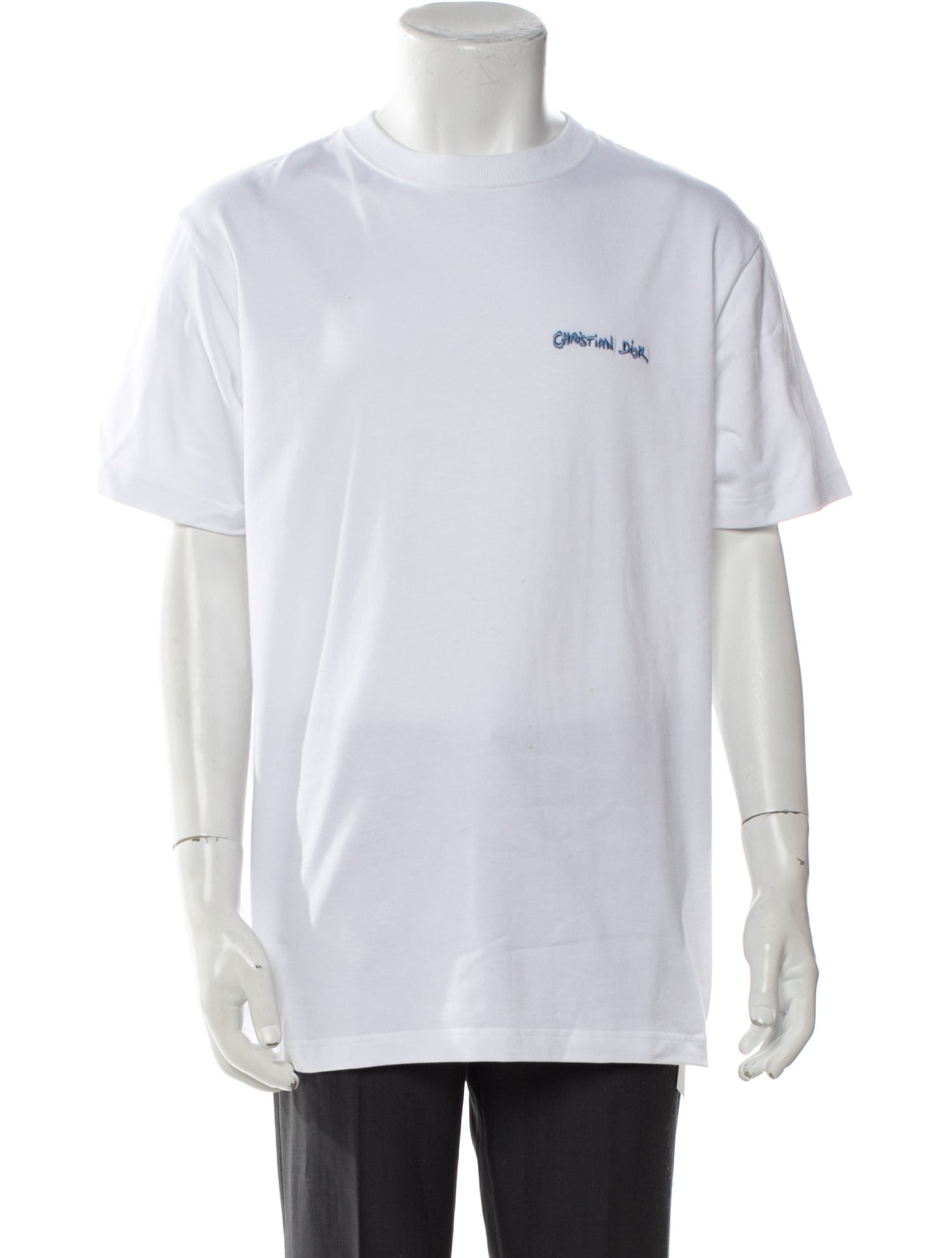 DIOR MEN 2024 Logo Embroidered T-Shirt