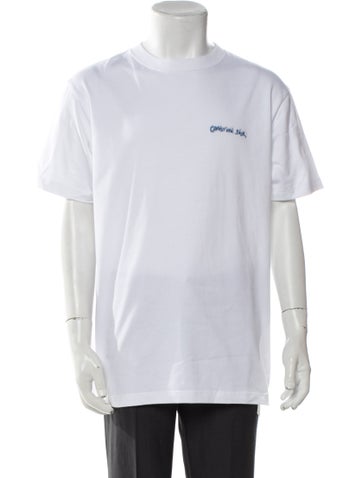 Dior MEN T-Shirts 2024 Logo Embroidered T-Shirt M