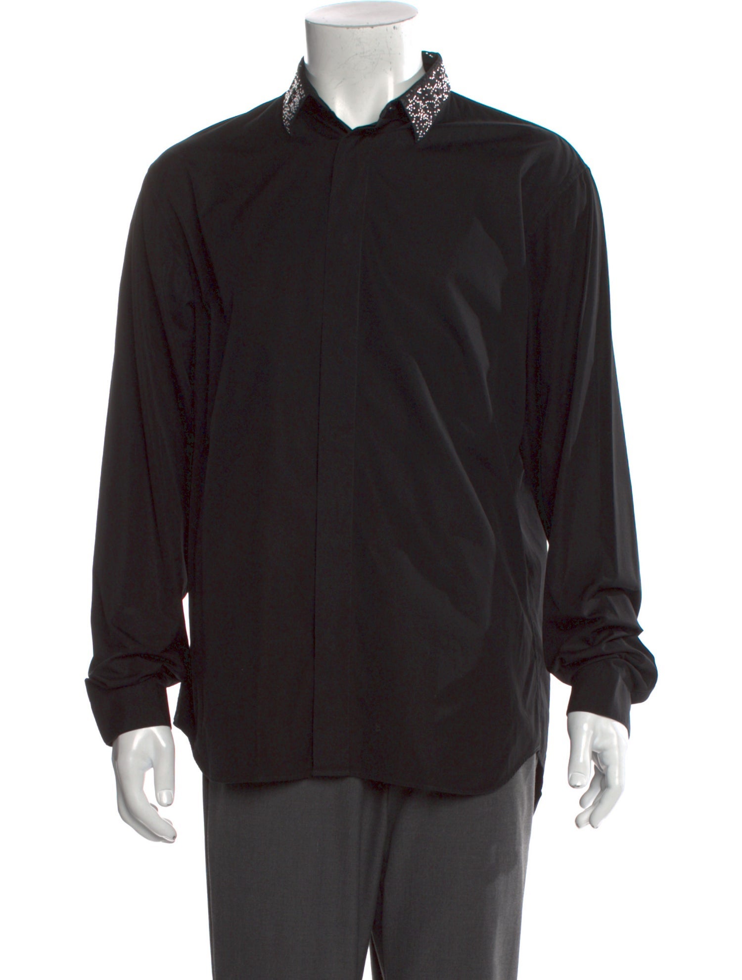 Dior Homme Bee Accent Long Sleeve Dress Shirt
