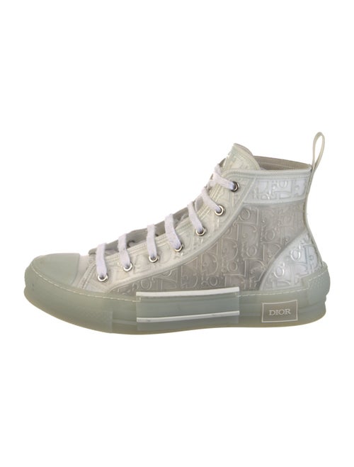 DIOR MEN B23 'Raised Oblique - Transparent Clear White' Sneakers