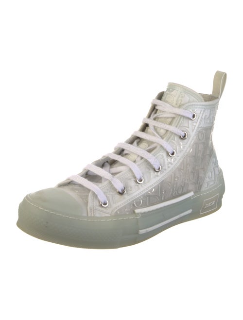 DIOR MEN B23 'Raised Oblique - Transparent Clear White' Sneakers