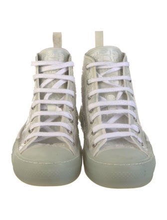 DIOR MEN B23 'Raised Oblique - Transparent Clear White' Sneakers