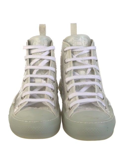 DIOR MEN B23 'Raised Oblique - Transparent Clear White' Sneakers