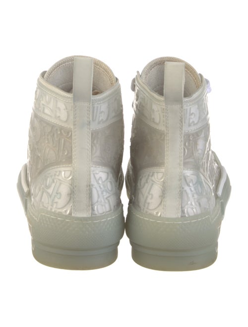 DIOR MEN B23 'Raised Oblique - Transparent Clear White' Sneakers