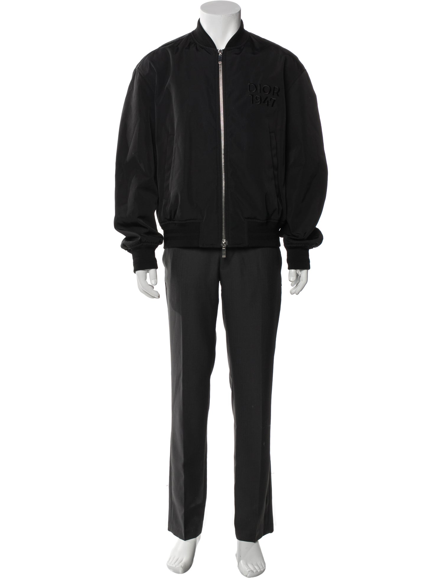 DIOR MEN 2021 Embroidered Logo Bomber Jacket