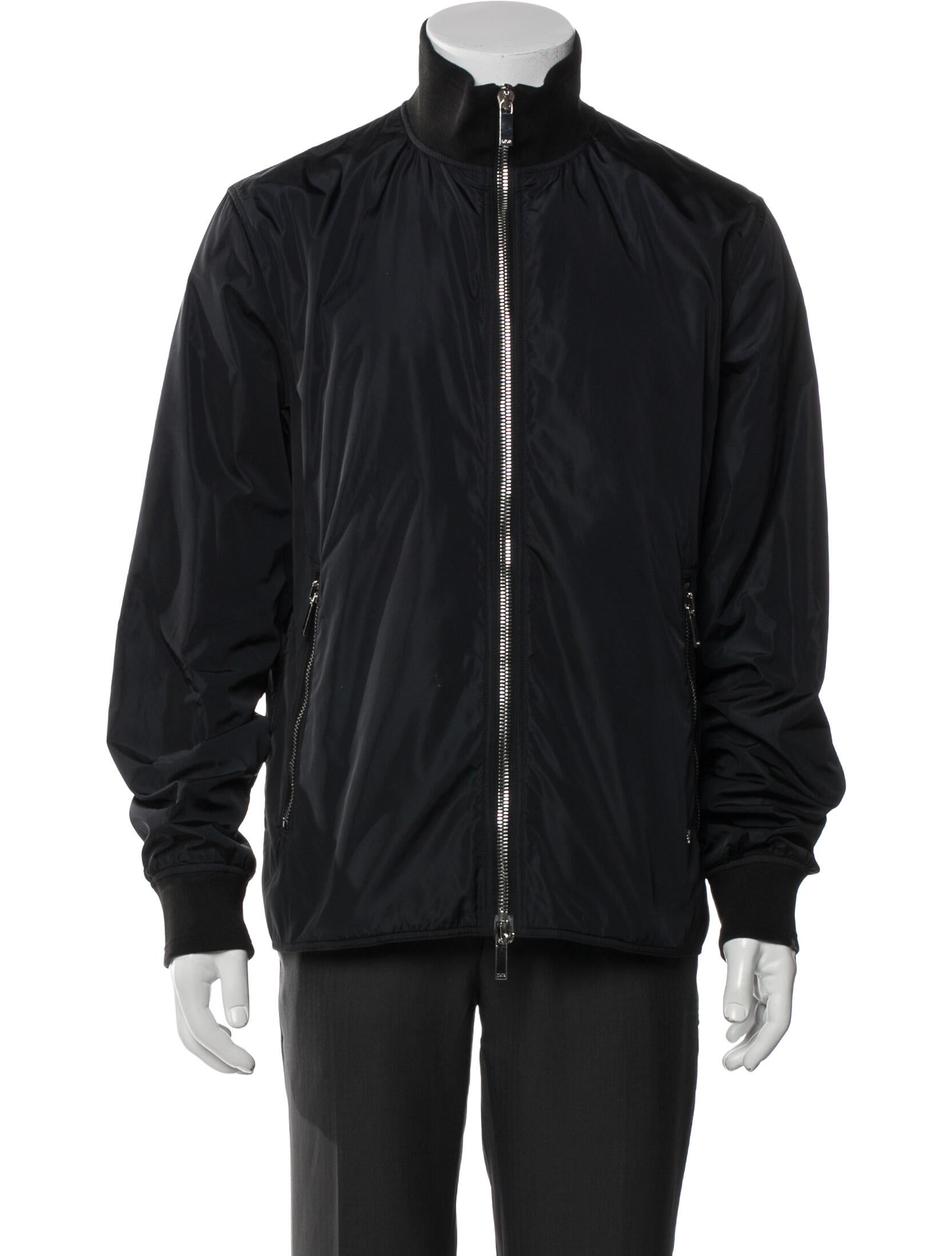 DIOR MEN 2018 Bee Embellished Bomber Windbreaker