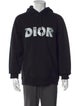 DIOR MEN Signature Logo Graphic Print Hoodie