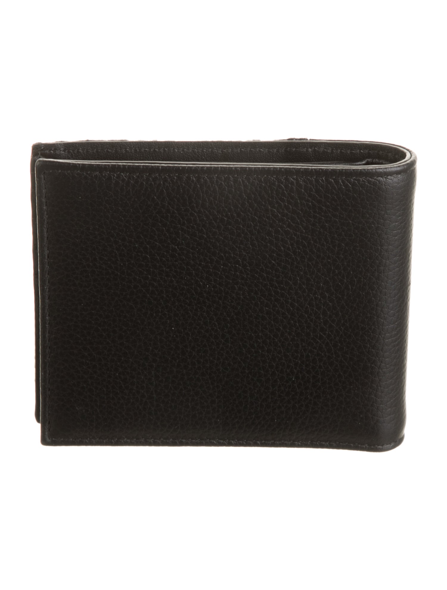 DIOR MEN Leather Printed Bifold Wallet w/ Tags