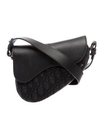 DIOR MEN Oblique Jacquard Crossbody Bag 2025