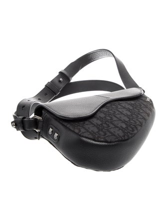 DIOR MEN Oblique Jacquard Crossbody Bag 2025