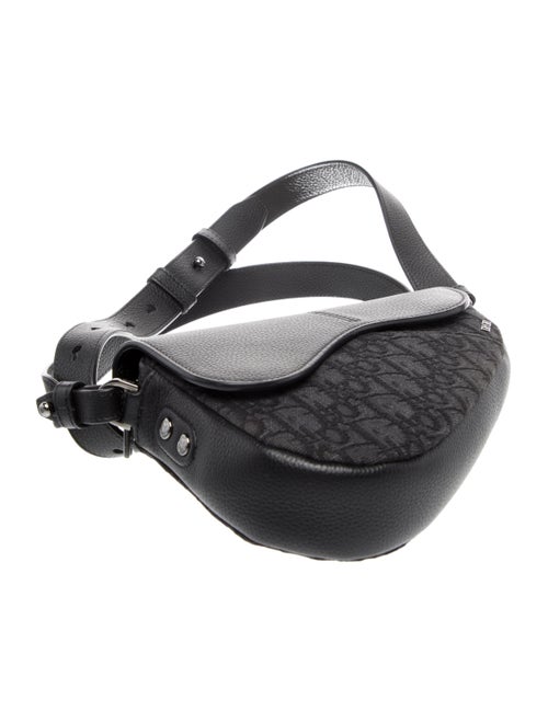 DIOR MEN Oblique Jacquard Crossbody Bag 2025