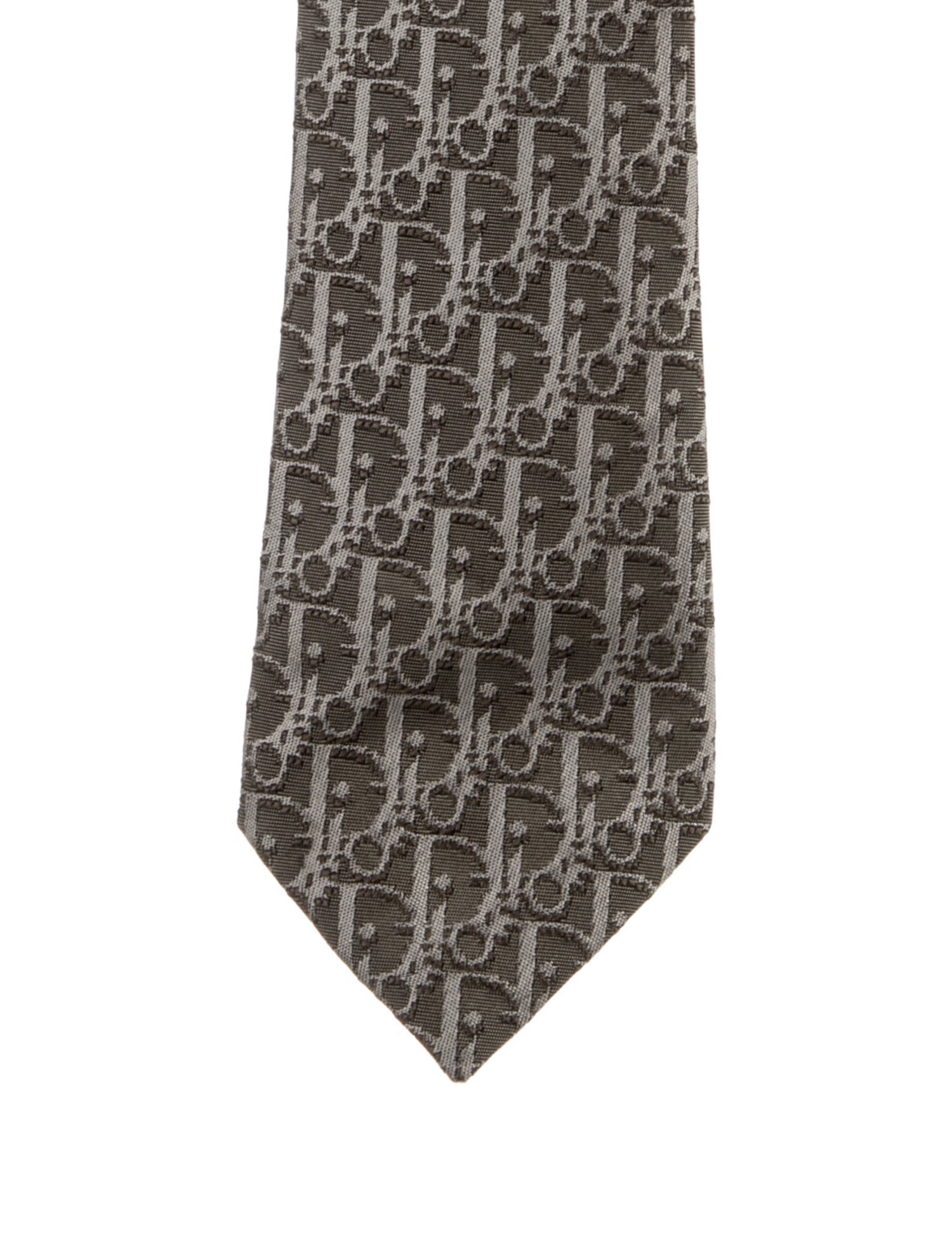 DIOR MEN Silk Oblique Jacquard Tie