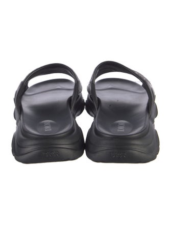 DIOR MEN Oblique Jacquard Canvas Slides