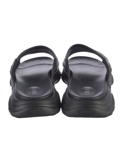 DIOR MEN Oblique Jacquard Canvas Slides