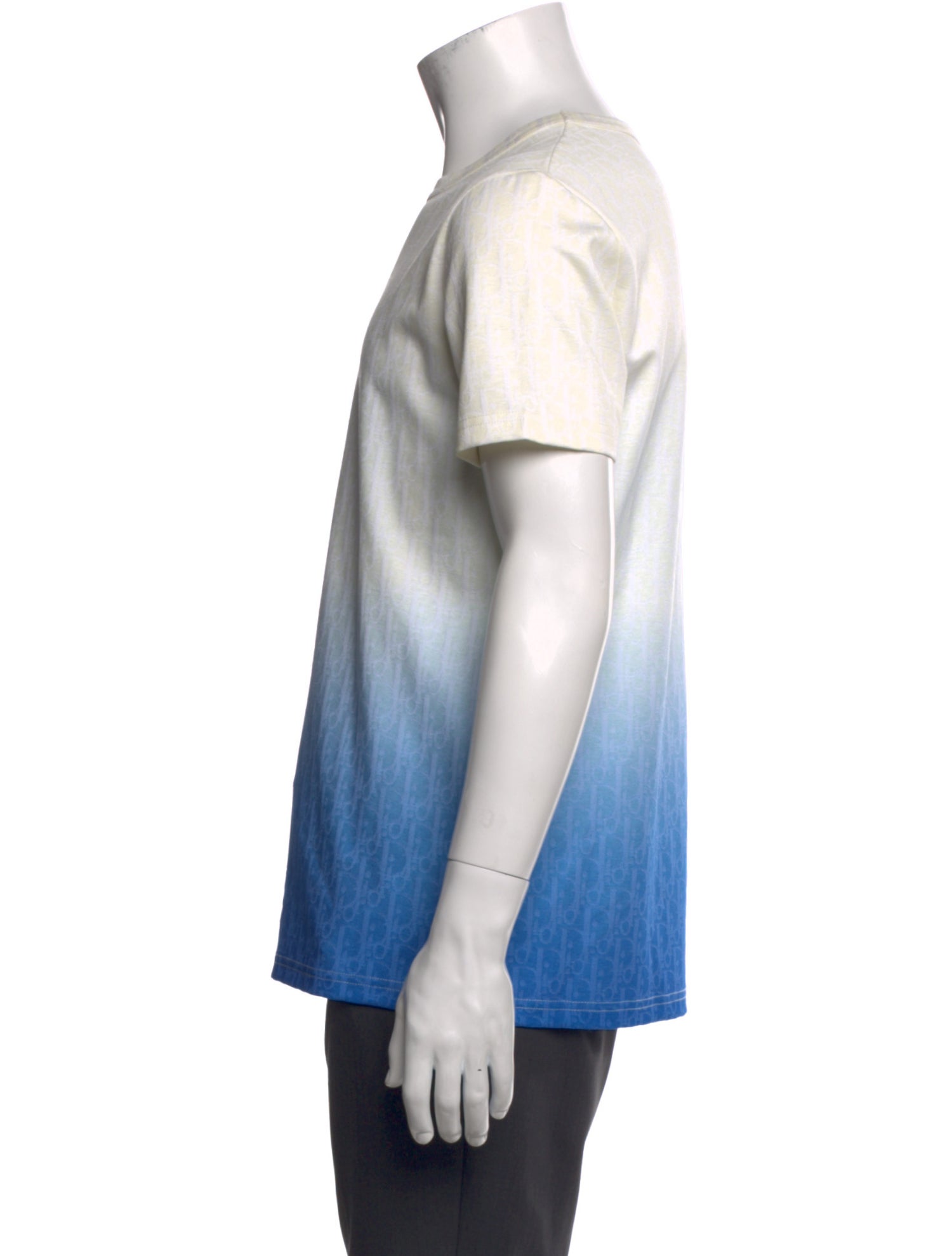 DIOR MEN Oblique Jacquard Crew Neck T-Shirt