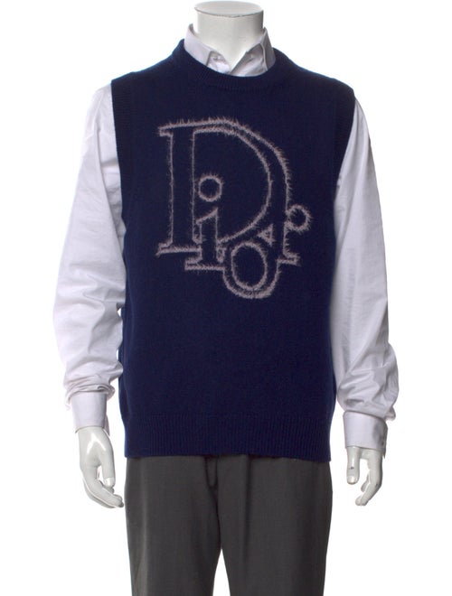 DIOR MEN 2023 Signature Logo Sweater Vest