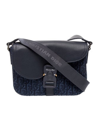 DIOR MEN Jacquard Crossbody Bag 2024