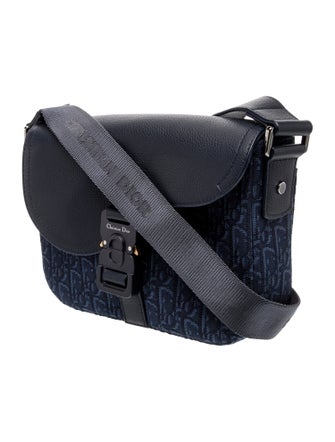 DIOR MEN Jacquard Crossbody Bag 2024