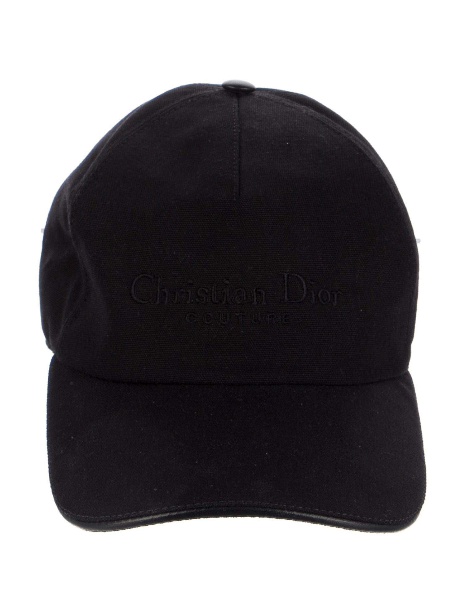 DIOR MEN Canvas Logo Baseball Cap