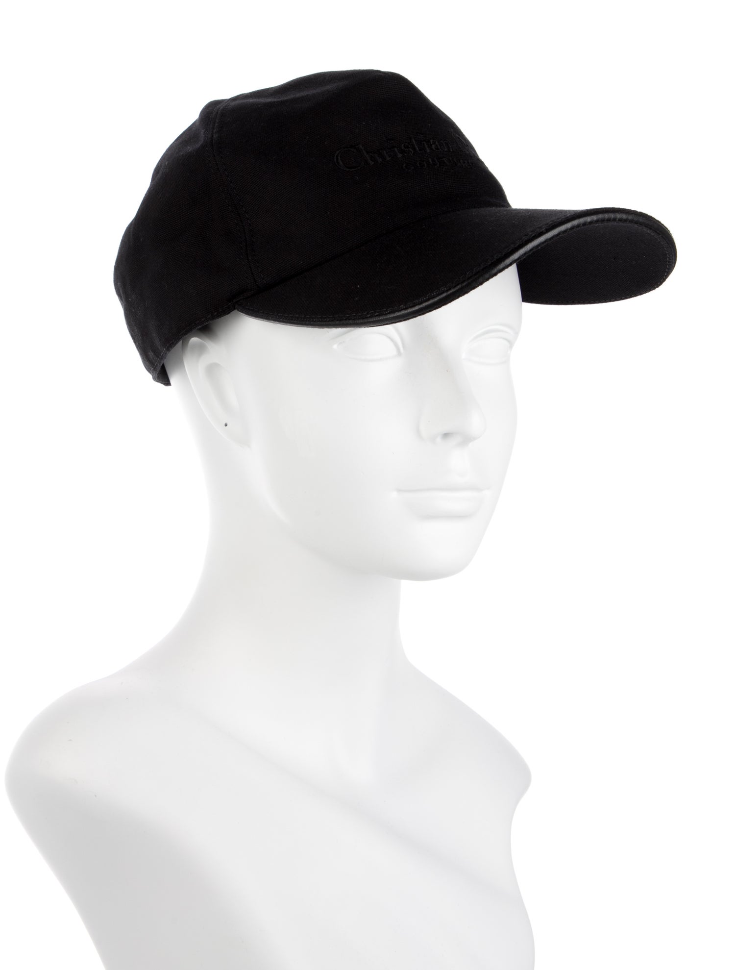 DIOR MEN Canvas Logo Baseball Cap