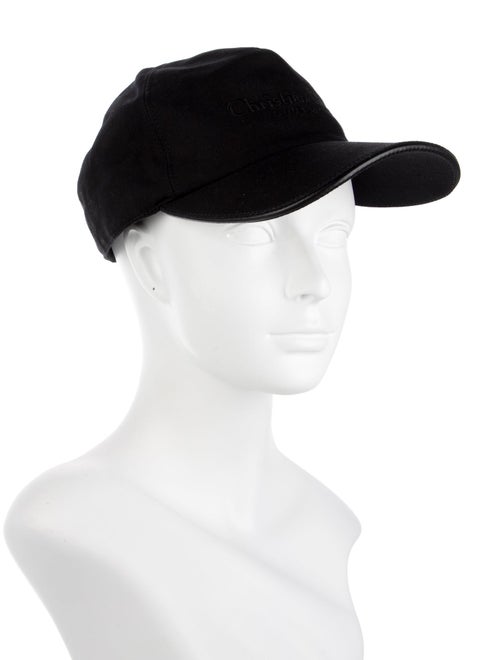 DIOR MEN Canvas Logo Baseball Cap