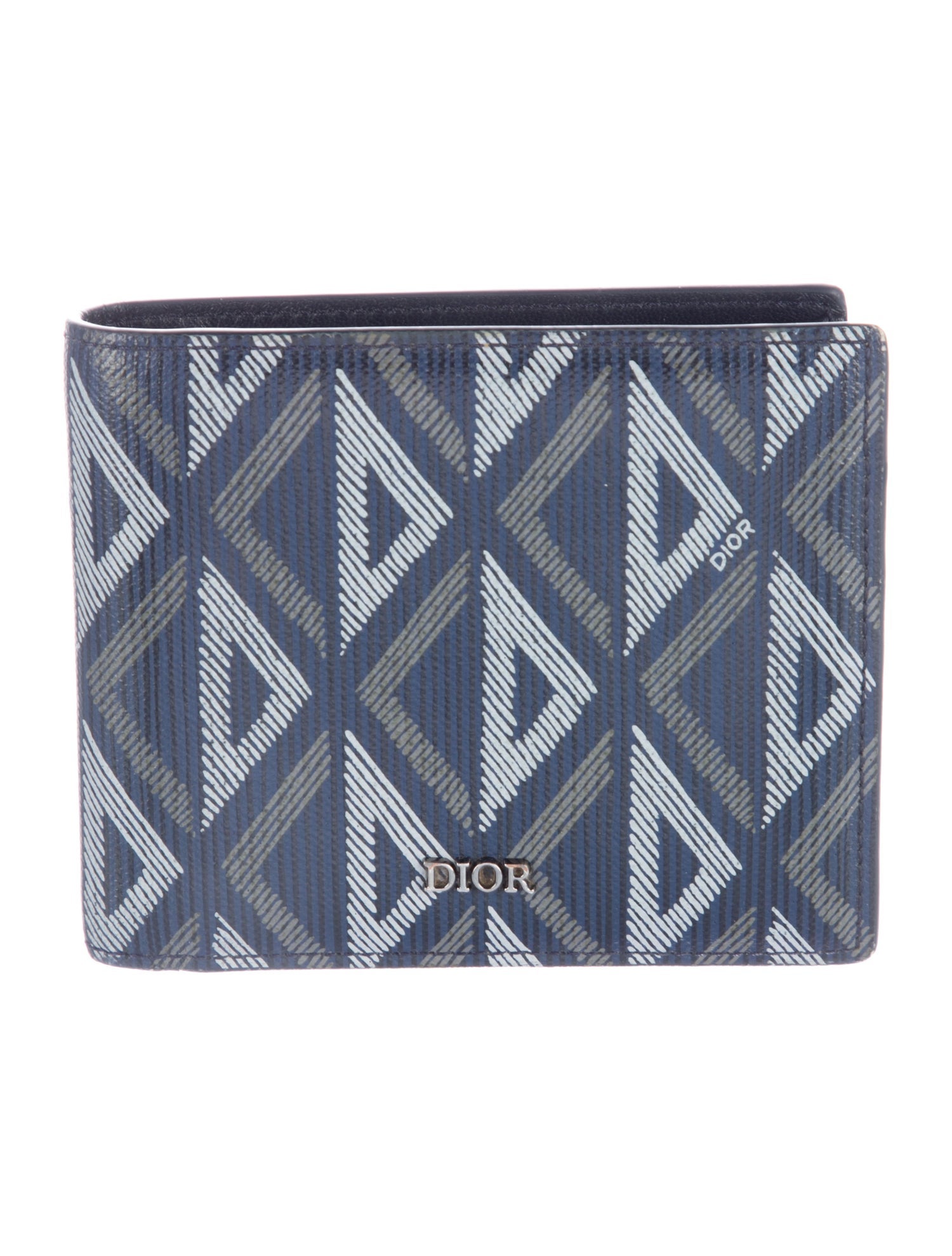 DIOR MEN 2023 CD Diamond Bifold Wallet