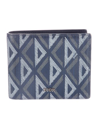 DIOR MEN 2023 CD Diamond Bifold Wallet