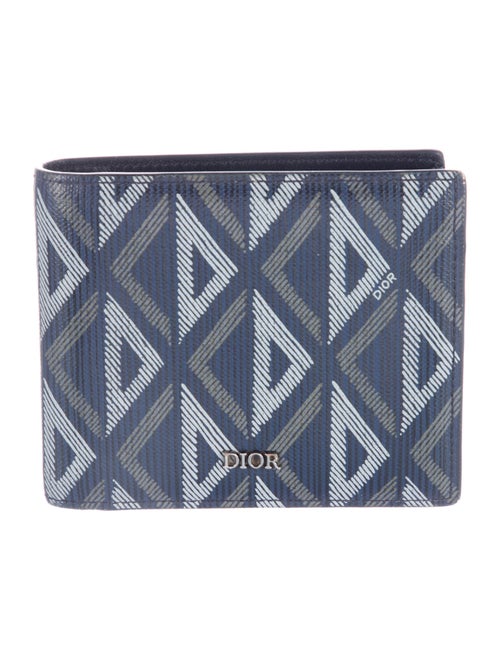 DIOR MEN 2023 CD Diamond Bifold Wallet