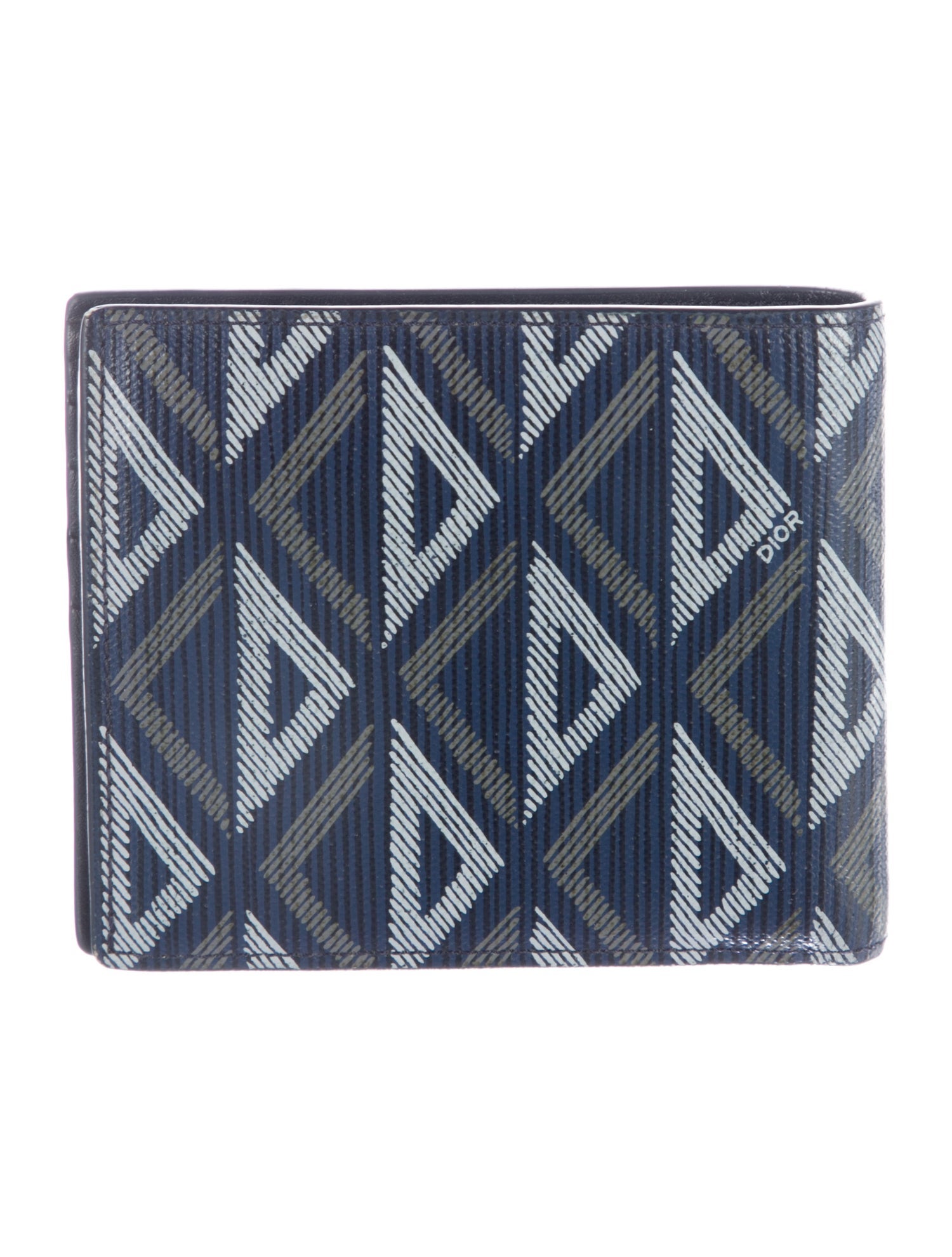 DIOR MEN 2023 CD Diamond Bifold Wallet