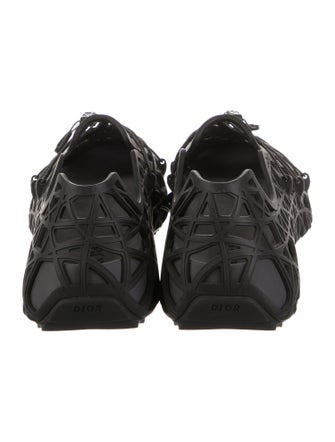 DIOR MEN Cannage Pattern Athletic Sneakers