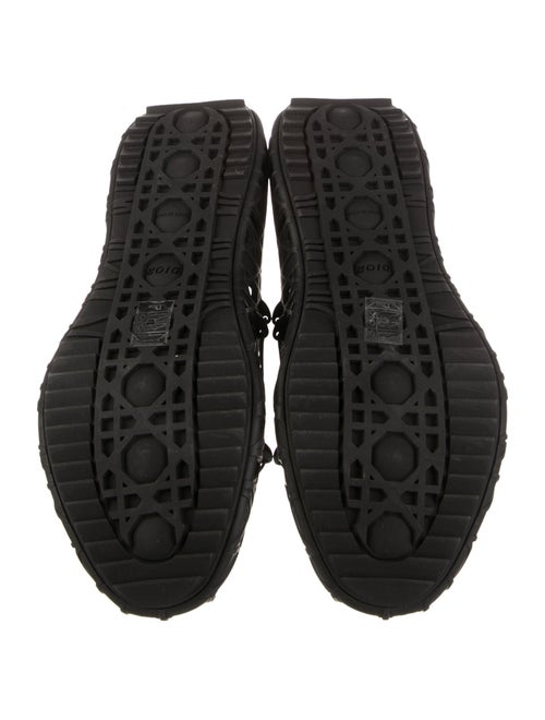 DIOR MEN Cannage Pattern Athletic Sneakers