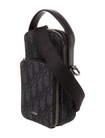 DIOR MEN Oblique Jacquard Rider Pouch Micro
