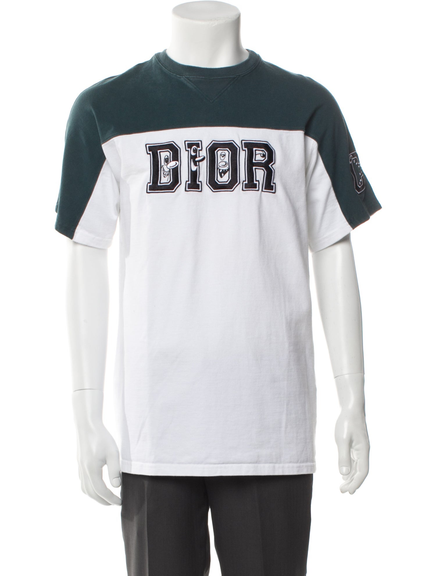 DIOR x Kenny Scharf Graphic Print Crew Neck T-Shirt