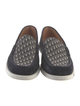 DIOR MEN Oblique Jacquard Suede Sneakers