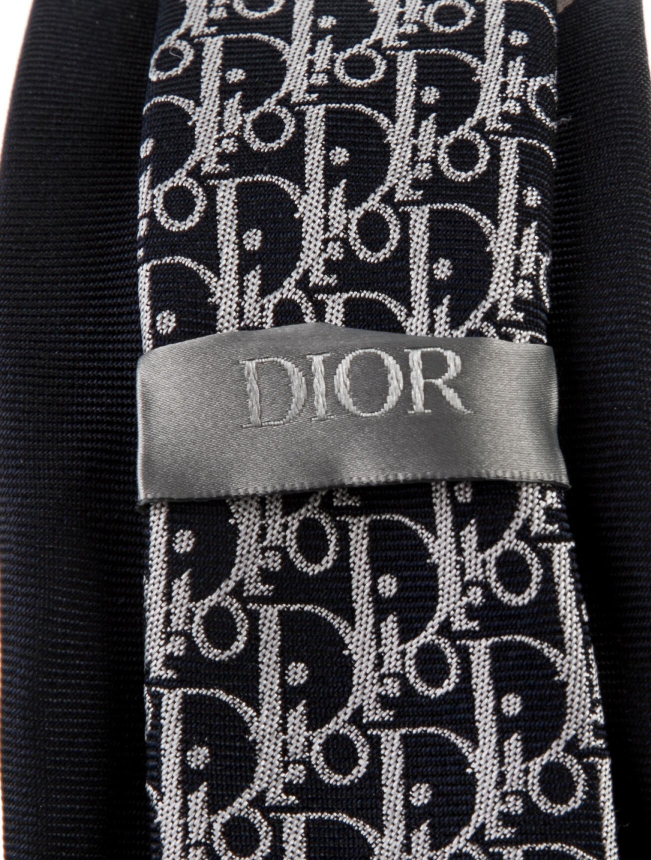 DIOR MEN Silk Oblique Jacquard Tie