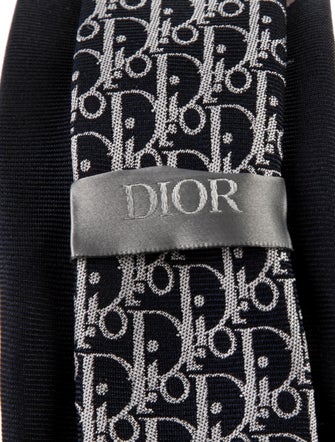 DIOR MEN Silk Oblique Jacquard Tie