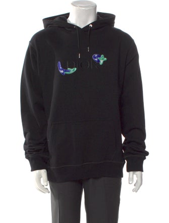 DIOR x Kenny Scharf 2021 Crossover Logo Hoodie