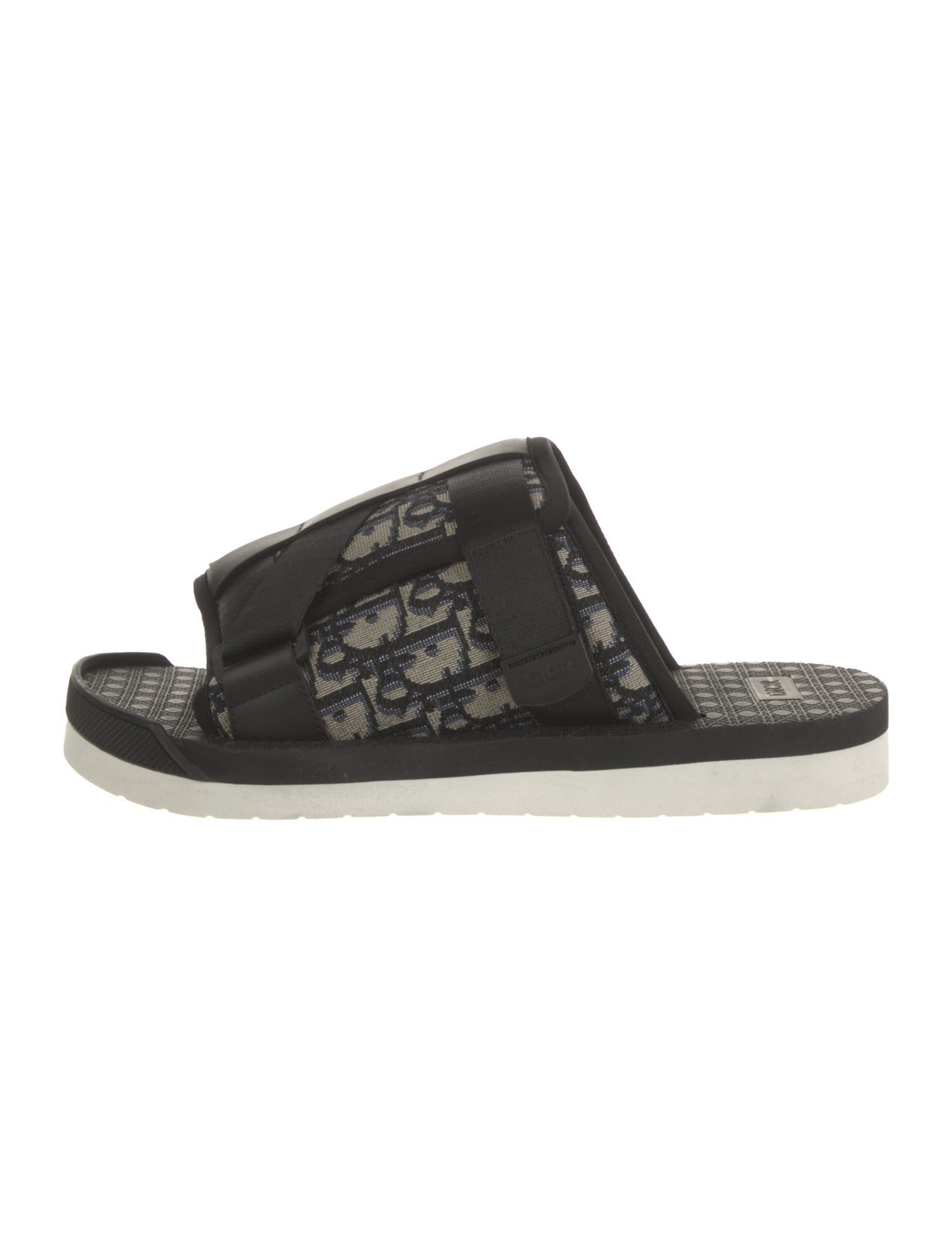 DIOR MEN Canvas Printed Slides