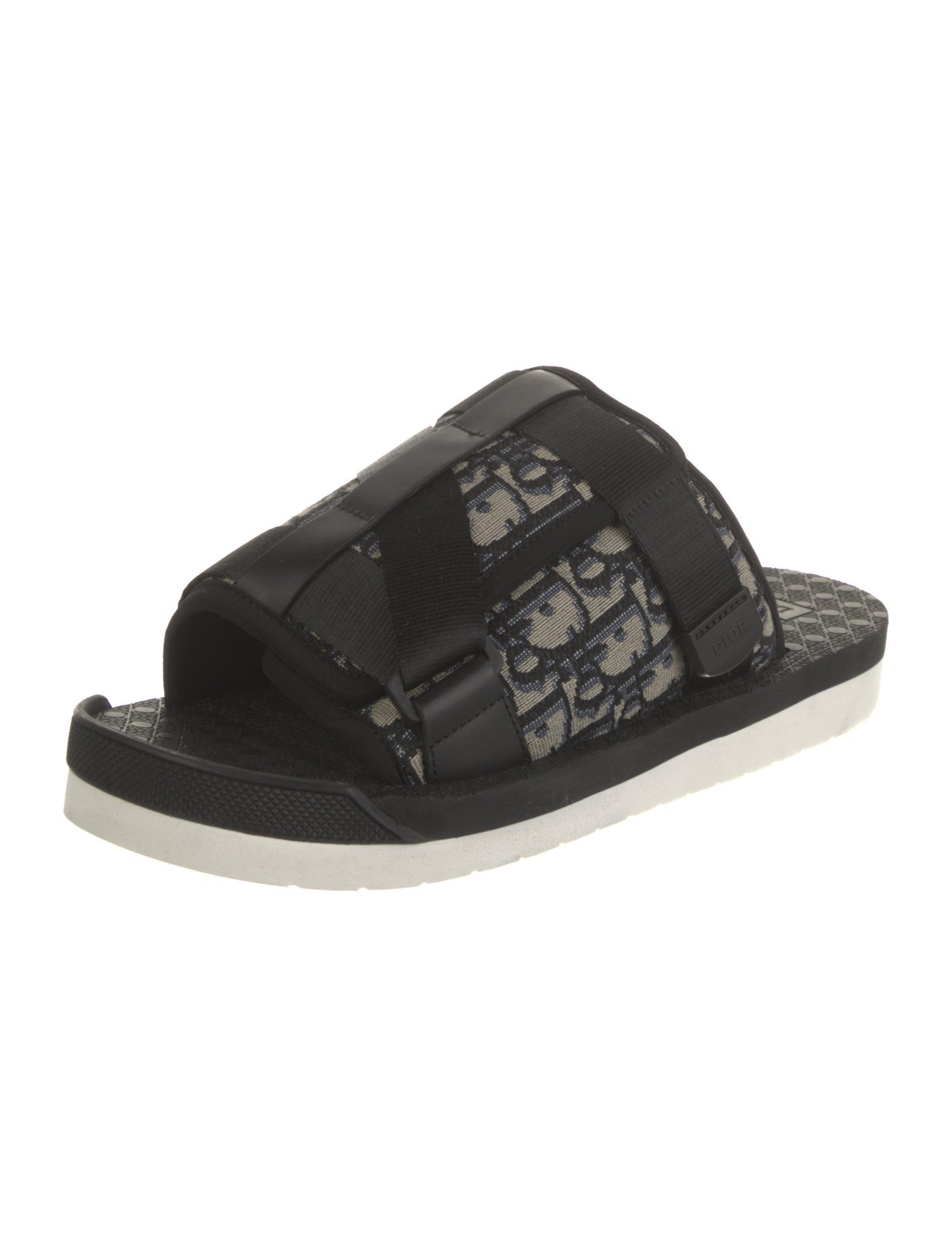 DIOR MEN Canvas Printed Slides