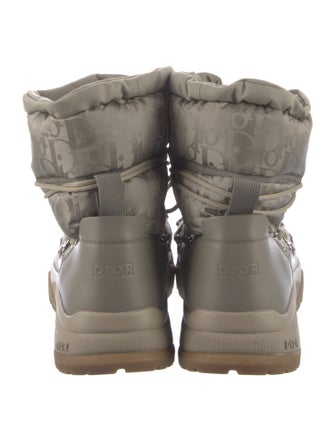 DIOR MEN Oblique Jacquard Nylon Snow Boots