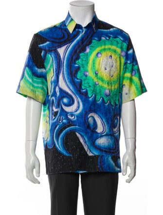 DIOR x Kenny Scharf 2021 Oblique Jacquard Shirt